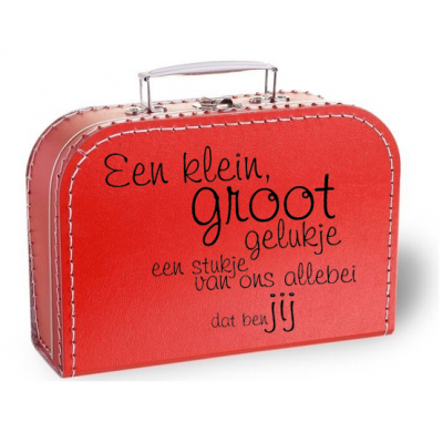 Koffertje "Groot geluk" Koffertje "Groot geluk"